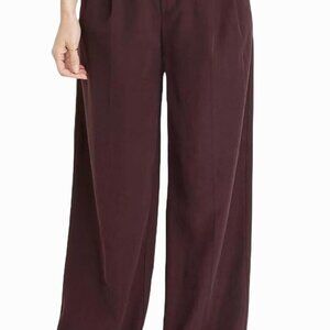 A New Day - Women's High-Rise Relaxed Fit Full Length Baggy Wide Leg Trousers- 2